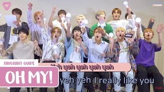 Fanchant Guide응원법 SEVENTEEN 세븐틴  어쩌나 Oh My [upl. by Fernand]