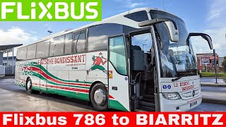 A bord du FLIXBUS 786 de TOULOUSE à BIARRITZ 2024 [upl. by Bevash]