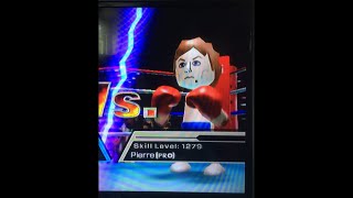 Wii Sports Boxing Saburo 1137 Vs Pierre CPU 1279 17th Highest Skill Level [upl. by Skricki]