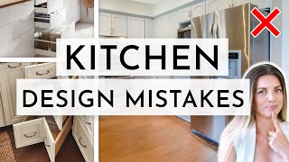 7 WORST KITCHEN DESIGN MISTAKES amp how to fix them✅ [upl. by Marci]