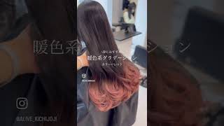 グラデーションカラー グラデーション hair hairstyle haircolor ブリーチカラー バレイヤージュカラー バレイヤージュ ヘアカラー インナーカラー [upl. by Ola647]