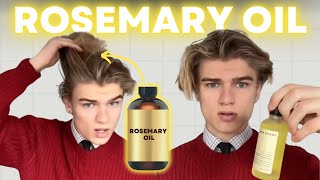 Rosemary Oil for HAIR LOSS  Surprising Hair Regrowth Results [upl. by Hamilah]