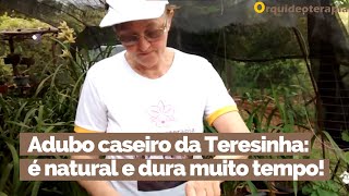 APRENDA A FAZER O ADUBO CASEIRO DA TERESINHA Orquídeas saudáveis e bonitas  Orquideoterapia [upl. by Medea544]