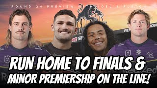 NRL  Round 24 Preview with Joel amp Fletch  will we see a Grand Final preview in Penrith [upl. by Enaira]