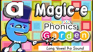 AE  Silent E  MagicE Man  Phonics Garden [upl. by Ricoriki825]