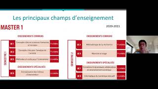 Présentation du Master sciences de léducation parcours ingénierie pédagogique et numérique [upl. by Barta595]