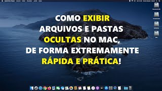 Como exibir arquivos e pastas ocultas no macOS  Mac OS X  Show hidden files and folders on MAC [upl. by Francis718]