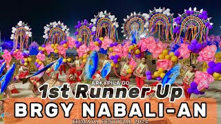 HIMAYA FESTIVAL 2024 1ST RUNNER UP BRGY NABALIAN HIMAMAYLAN CITY Negros Occidental [upl. by Mayne339]