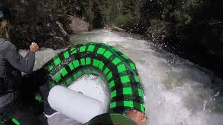 Bailey Canyon Rafting Steepness Rapid [upl. by Hanzelin]