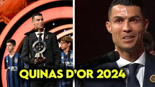 Quinas DOr 2024 Cristiano Ronaldo Shines Again with Another Prestigious Win [upl. by Nelleoj]