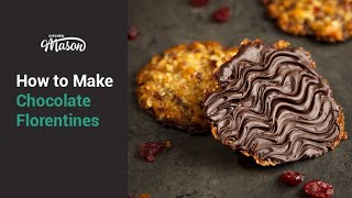 Easy Chocolate Florentines Recipe [upl. by Sevik113]