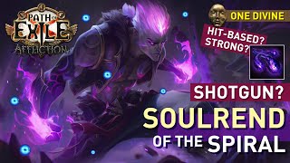 【1 Div Exile  Ep4】Soulrend of the Spiral SHOTGUNS Huge end game potential 323 [upl. by Maccarthy]