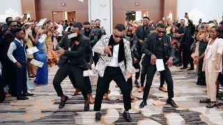 Groomsmen Didnt Hold Back  Epic Congolese Wedding Dance [upl. by Cohette]