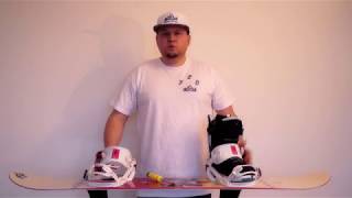 Eine Snowboard Bindung montieren und richtig einstellen Tutorial HowTo Montage [upl. by Cheke]