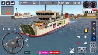 IDBS Bus Simulator  Pelabuhan Penyeberangan Merak  Bakauheni [upl. by Aztin]