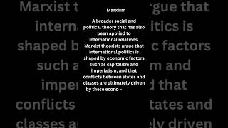 Understanding Marxism in International Relations [upl. by Worrad]