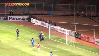 Indonesia vs Kamboja di SEA Games 2011 [upl. by Gerek76]