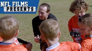 Drew Brees Loves His Second Job Kids Flag Football Coach  NFL Films Presents [upl. by Galer]