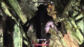 Skyrim  Defeating Krev the Skinner [upl. by Garaway408]