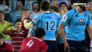 Super Rugby 2012 Week 1 Reds vs Waratahs Rugby Kiss [upl. by Nevanod]