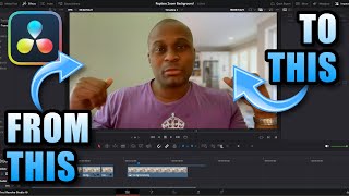 Replace your Zoom call background in Davinci Resolve Full editing tutorial [upl. by Rodman615]