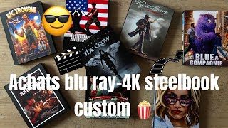 🔥Achats blu ray4k steelbook custom 🍿 [upl. by Nomyad]