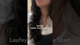 Laufey From The Start karaoke cover short cover music fypシ゚viral music karaoke laufey [upl. by Leahkim]