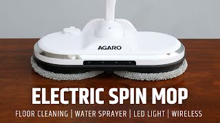 Agaro Regency Electric Spin MOP for Floor Cleaning  Electric MOP Floor Cleaner India [upl. by Ahsiele]