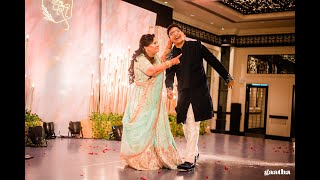 Maa Da Laadla Bigad Gaya  Mother  Son Sangeet Performance [upl. by Kidder124]