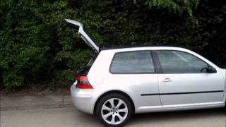 Automatisch öffnende Heckklappe VW Golf 4 Kofferraum  automatic trunk opener [upl. by Okemak]