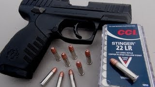 22 LR Handgun for Self Defense CCI Stinger Ammo Test [upl. by Akalam63]