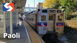 SEPTA PaoliThorndale Line Railfanning at Paoli [upl. by Orodoet]