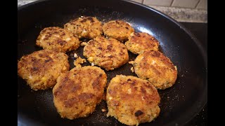 Die leckersten vegetarischen Kichererbsen Frikadellen schön saftig [upl. by Sheff197]