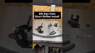 8th Gen civic short shifter install honda shorts carguy racecar turbohonda hondacars [upl. by Rocher414]