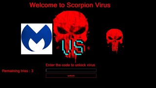 Malwarebytes vs Scorpion Virus [upl. by Yerffoj]