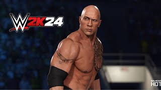 Legends Elimination Chamber Match  Rock v Kane v Taker v HBK v Stone Cold v Angle wwe2k24gameplay [upl. by Notsehc]