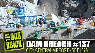 LEGO Dam Breach 137  City Center Airport Set 10764 [upl. by Elyl309]