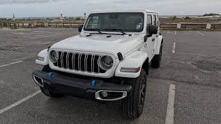 2024 Jeep Wrangler Sahara 4XE Review [upl. by Brunella]