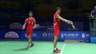 Thaihot China Open 2016  Badminton SF M1MD  ChaiHong vs GidSuk [upl. by Torrlow]