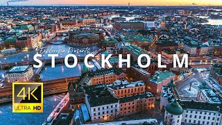 Stockholm Sweden 🇸🇪 in 4K ULTRA HD 60FPS Video by Drone [upl. by Eniamat]