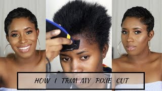 Defined Shiny Moisturized Curls for TWA  Short Natural Hair Tutorial [upl. by Phenice]