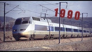 Record de vitesse TGV 1990 [upl. by Annehs344]