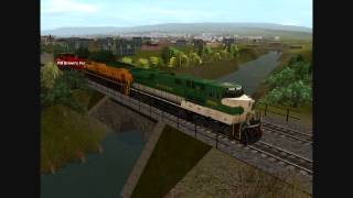 Huge Trainz 2012 Railfanning in NS Reading Line [upl. by Nitas]