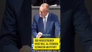 Merz als Kanzler 😱 Droht uns der KRIEG mit RusslandDeutschland am Rande einer Katastrophepolitik [upl. by Zrike]