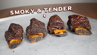 How to Smoke Beef Short Ribs [upl. by Nesnej]