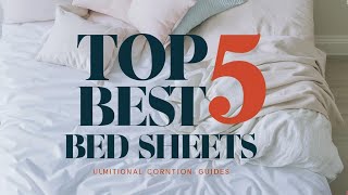 Top 5 Very Best Bed Sheets Reviews in 2024 [upl. by Barr]