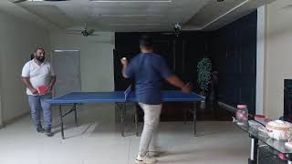 Table Tennis Match No2  Mahmood Khadim vs Naeem Raj [upl. by Ranita]