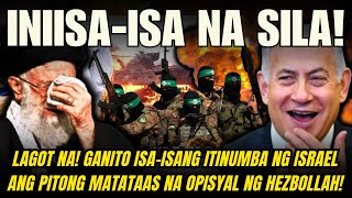 LAGOT NA GANITO ISAISANG ITINUMBA NG ISRAEL ANG PITONG MATATAAS NA OPISYAL NG HEZBOLLAH YARI NA [upl. by Sioux]