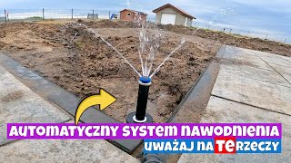 Jak zamontować Automatyczny system nawadniania trawnika Montaż systemu zraszaczy w ogrodzie [upl. by Rickey]