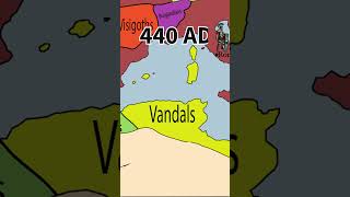 Vandals conquers north Africa  Barbarian invasion and Fall of Roman Empire history [upl. by Collier562]